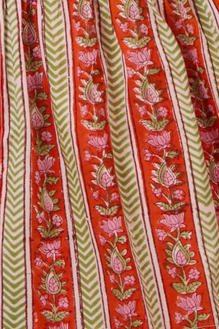 Boxer Shorts - Orange and Green Stripes