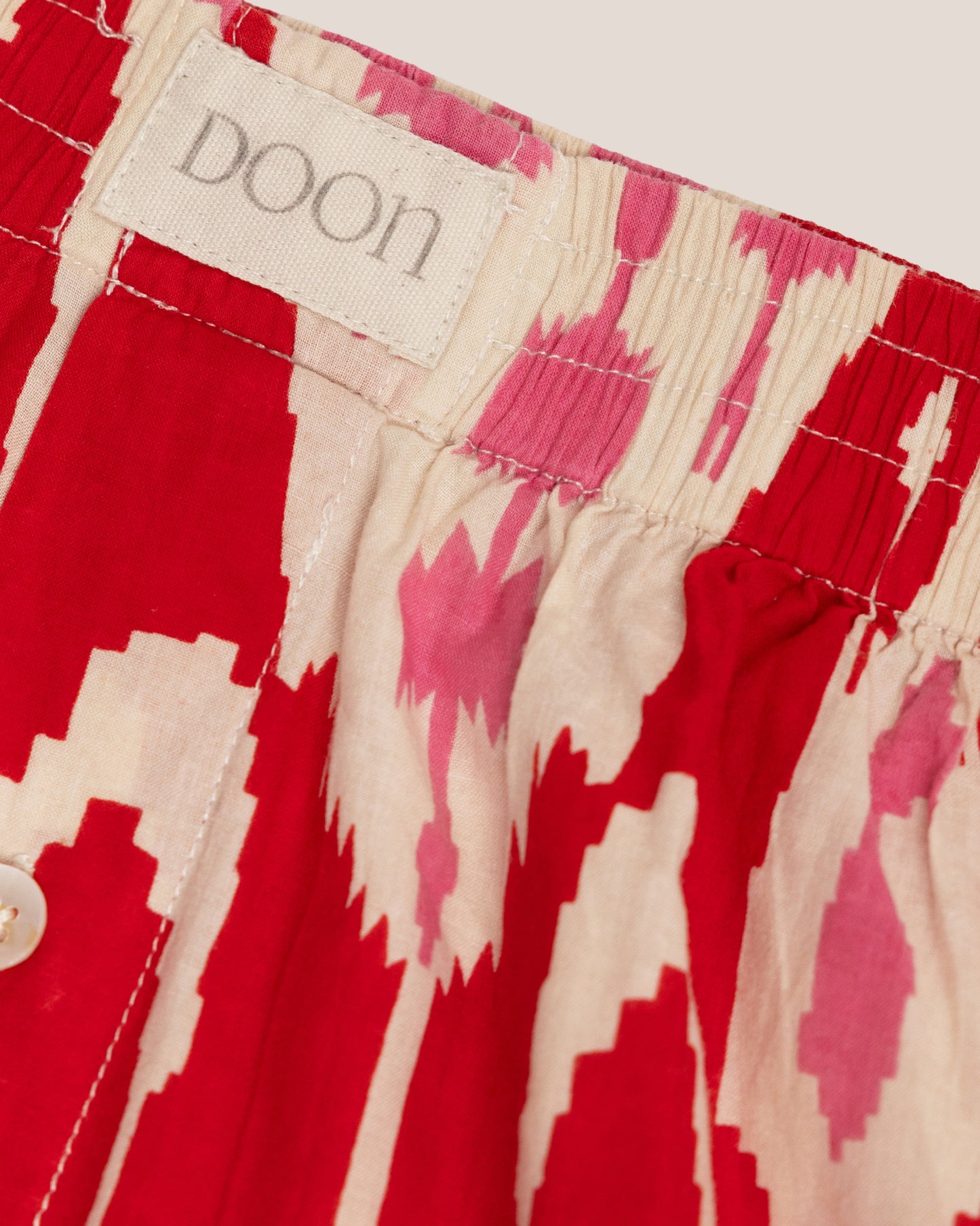 BOXERS - RED IKAT