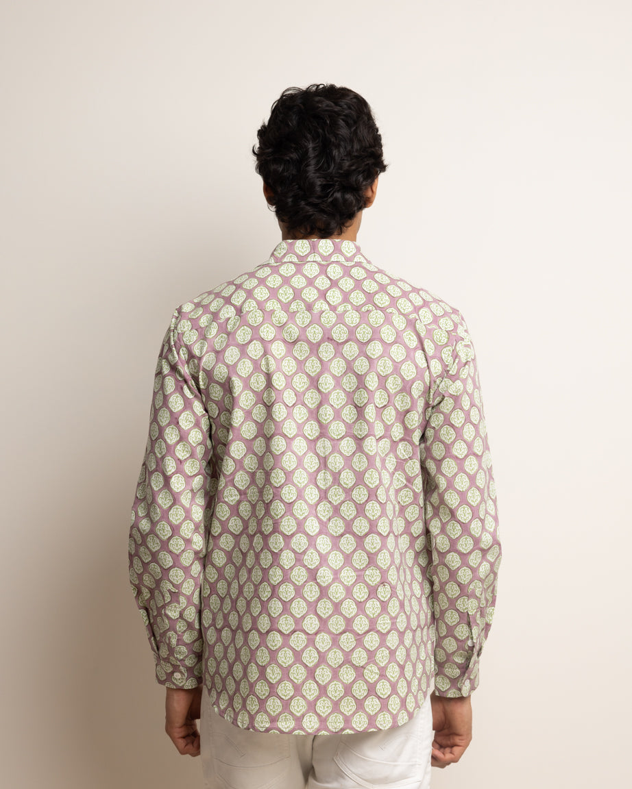 CLASSIC SHIRT — LAVENDER & APPLE