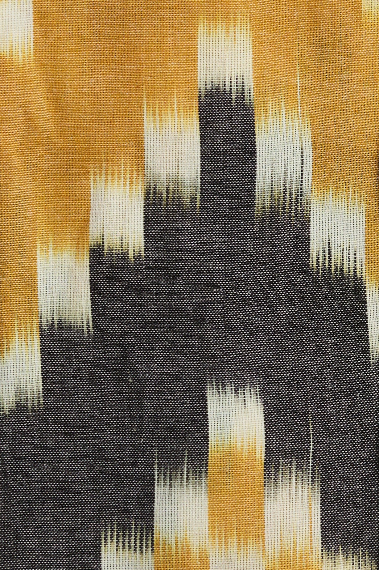 CLASSIC SHIRT - SAFFRON & GREY IKAT