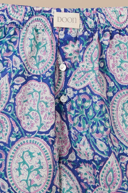 Boxer Shorts - Blue, Pink and White