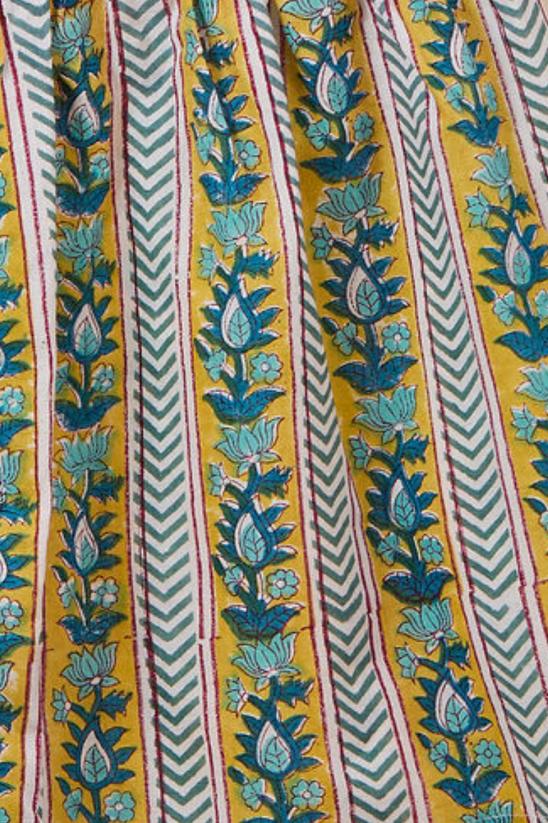 Boxer Shorts - Yellow and Green Stripes