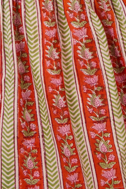 Boxer Shorts - Orange and Green Stripes