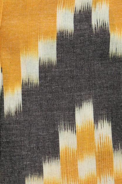 CLASSIC SHIRT - YELLOW & GREY IKAT