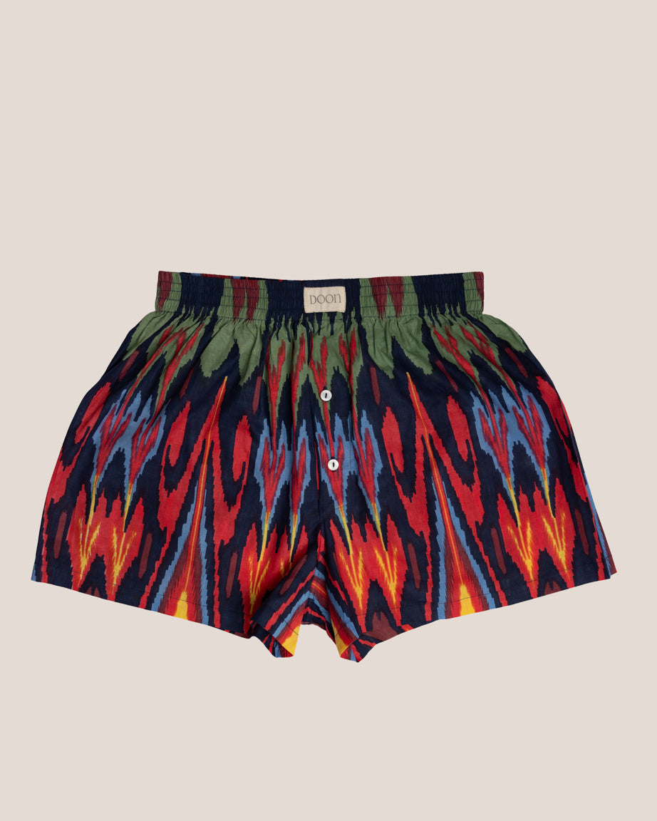 BOXERS - NAVY IKAT