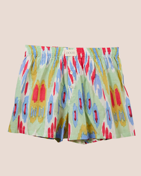 BOXERS - MINT IKAT