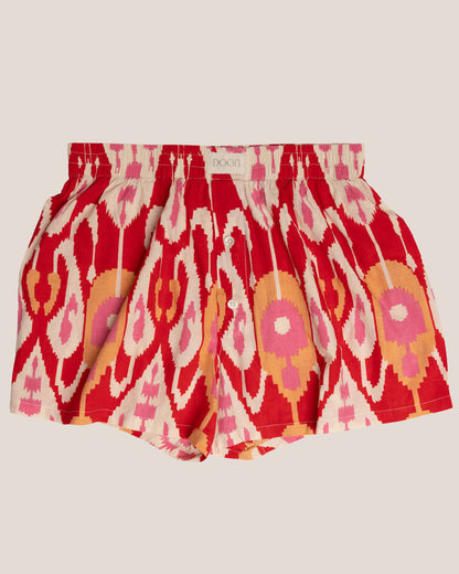 BOXERS - RED IKAT