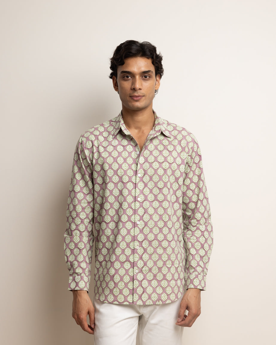 CLASSIC SHIRT — LAVENDER & APPLE