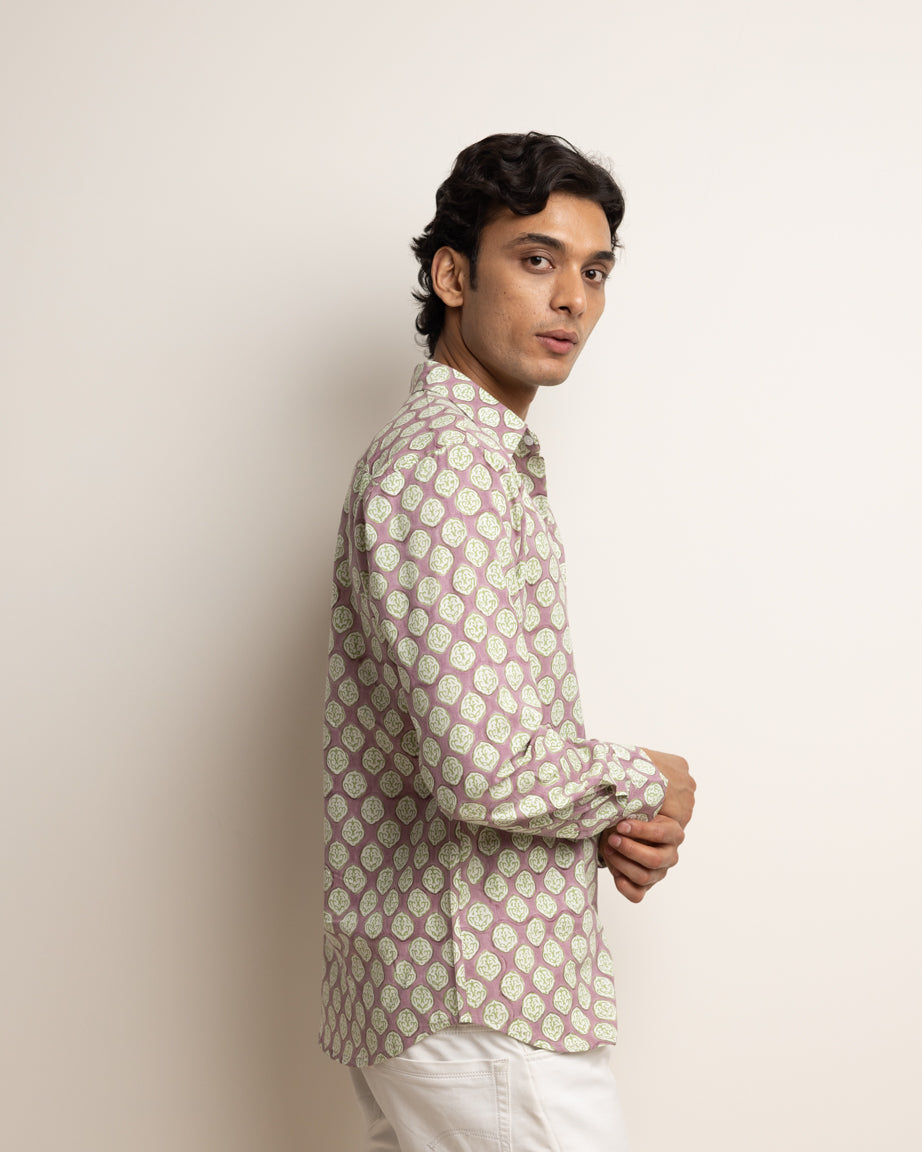 CLASSIC SHIRT — LAVENDER & APPLE