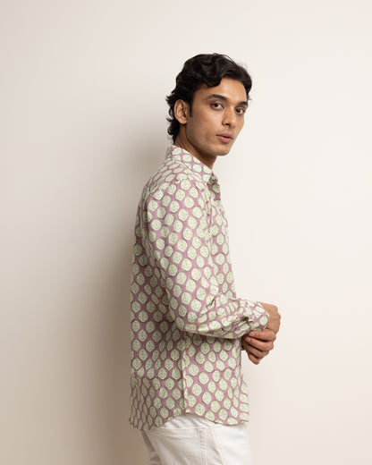 CLASSIC SHIRT — LAVENDER & APPLE