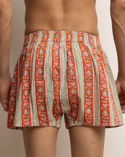 BOXERS - ORANGE STRIPES