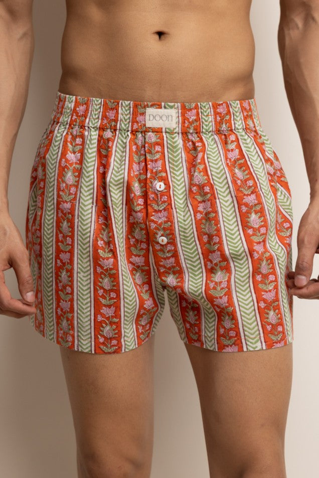 BOXERS - ORANGE STRIPES
