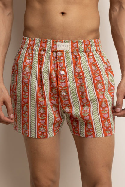 BOXERS - ORANGE STRIPES