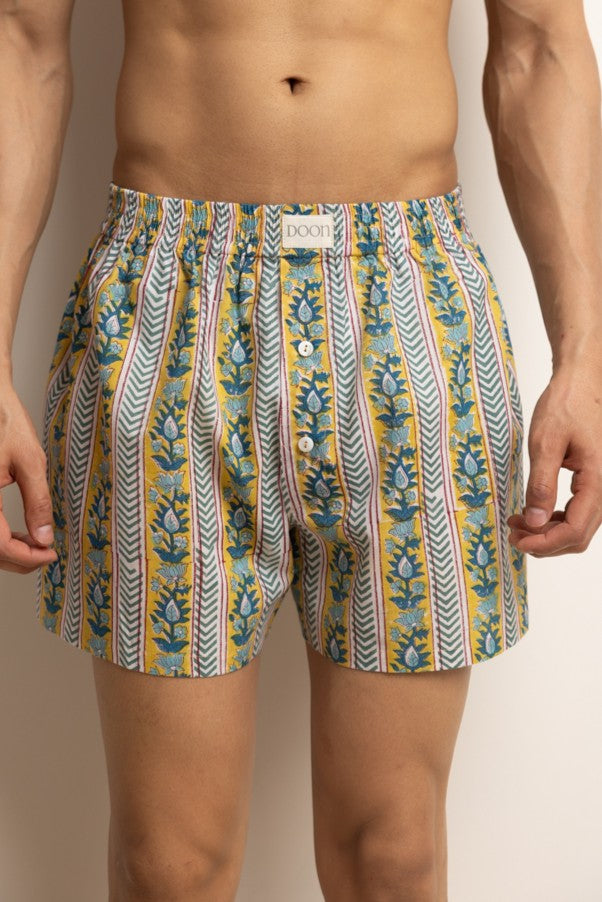 BOXERS - YELLOW STRIPES