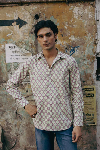 CLASSIC SHIRT — LAVENDER & APPLE
